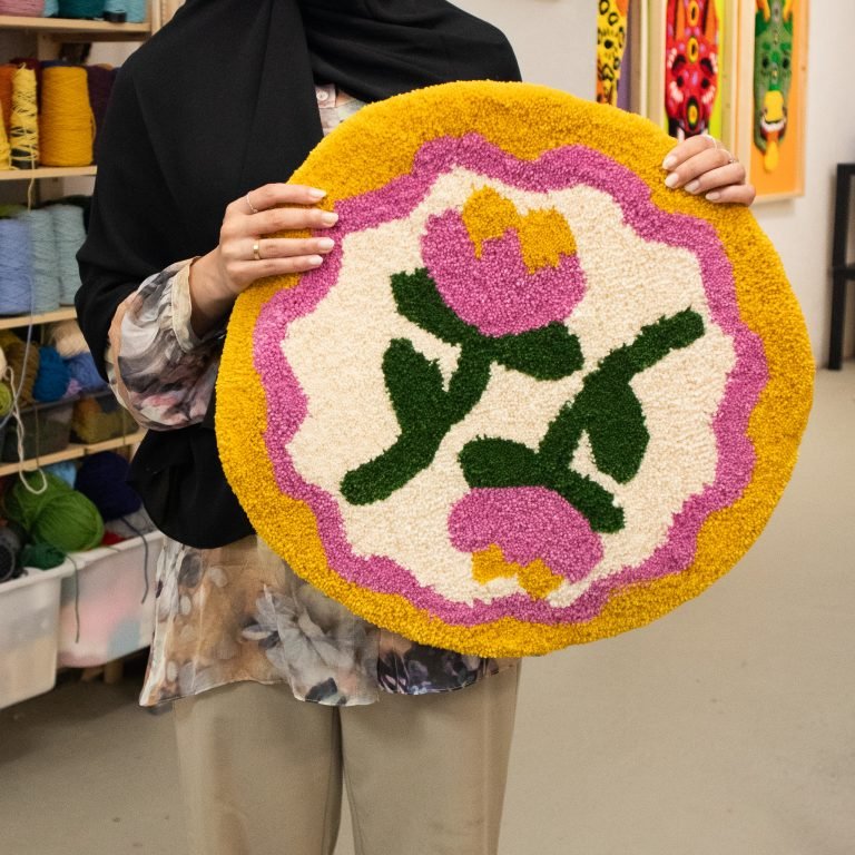 Tufted Rug 50 x 50 cm