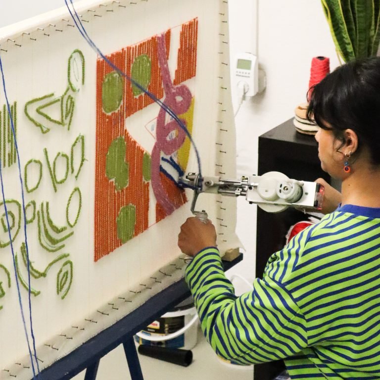 Workshop Tufted Stool