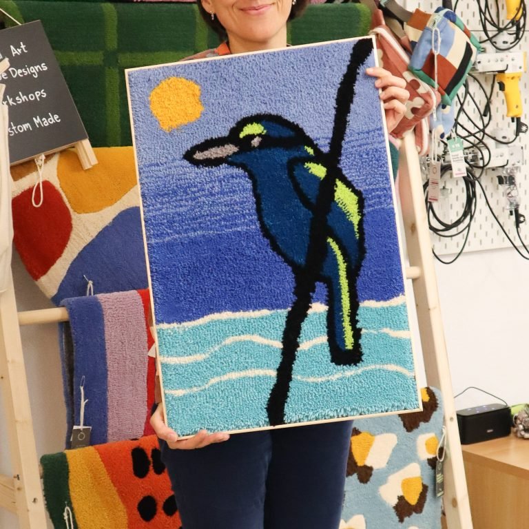 Tufted Wall Art 60 x 40 cm